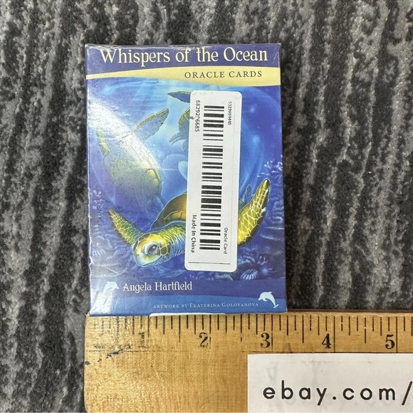 Whispers Ocean Oracle 50 Card Deck Tarot Inner Wisdom & Guide Book New Sealed - Picture 7 of 8